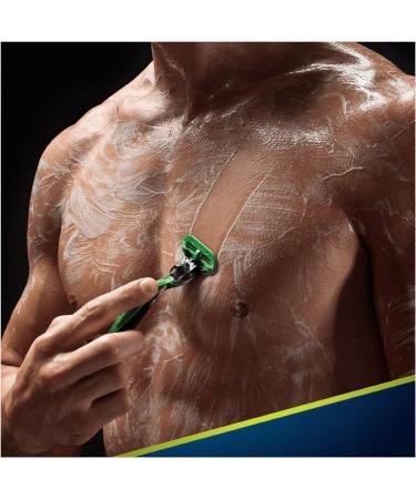 Buy Gillette Body Razor for Men | 3-Layer Blade + 1 Extra Blade | International Shipping Available - Buy Online on SooperMarket.com
