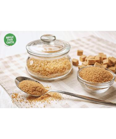 Wholefood Earth Organic Golden Cane Sugar 2kg | Raw, Unrefined, Vegan | GMO Free | Certified Organic - Buy Online on SooperMarket.com