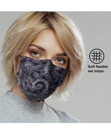 NU R 10pcs Paisley 3 Ply Disposable Face Mask Mask with Filter Layer and Elastic Earloop Retail Sealed Bags PAISLEY-012 - Buy Online on SooperMarket.com