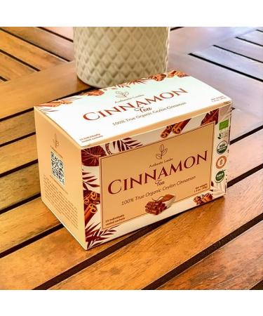 Authentic Lanka 100% True Ceylon Cinnamon Tea 25 Sachets Box - Caffeine Free  Organic Sweet Cinnamon Herbal Tea  Vegan USDA Organic Non GMO Sri Lanka (Ceylon) Origin - Buy Online on SooperMarket.com
