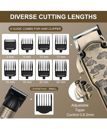 Hatteker Hair Clipper for Men - Waterproof Electric Trimmer Cordless Shaving Kit & Nose Hair Trimmer - Perfect Birthday Gift for Dad - Buy Online on SooperMarket.com