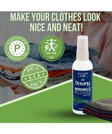 Wrinkle Release Spray Bundle | Travel Size Downy Wrinkle Releaser Spray | Essential Fabric Softener | Wrinkle Free Spray - Good For My Home - Buy Online on SooperMarket.com