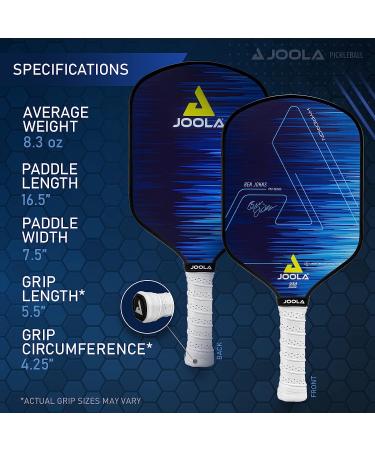 JOOLA Ben Johns Hyperion Pickleball Paddle - Carbon Surface | High Grit & Spin | Elongated Handle | USAPA Approved 2022 | Includes Paddle Cover - Buy Online on SooperMarket.com