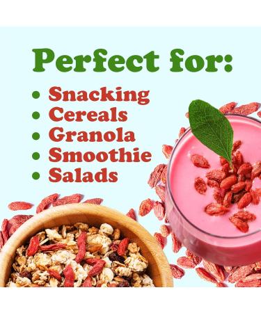 Buy Food to Live Organic Goji Berries 4 lbs - Sun Dried Non-GMO Raw Vegan Superfood - Bulk Sirtfood Snack - Buy Online on SooperMarket.com
