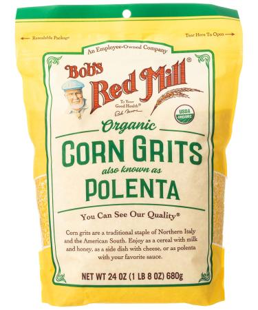 Bob's Red Mill Organic Corn Grits/ Polenta, 24 Oz 24 Ounce (Pack of 1)