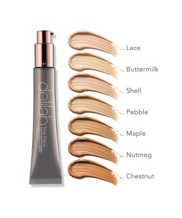 Delilah Future Resist Foundation SPF 20 - Lace 1.28 Oz - Lightweight Long-Wear Anti-Aging Liquid Makeup with Vitamin E - Cruelty-Free - Buy Online on SooperMarket.com