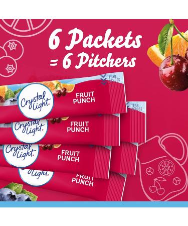 Crystal Light Fruit Punch 72 Packets - Sugar-Free & Low Calorie Drink Mix - Buy Online on SooperMarket.com