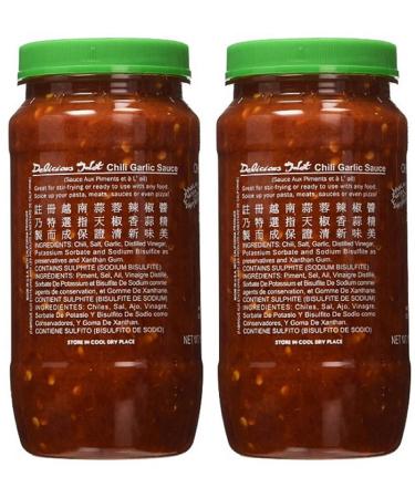 Huy Fong Fresh Chili Garlic Sauce 1.12 lb (Pack of 2) - Spicy Garlic Condiment - Buy Online on SooperMarket.com