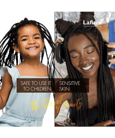 Laflare 1LB Braid Bond Gel - Extreme Hold for Natural & Kids Hair | Vegan & Nourishing | Peach - Bulk Purchase - Buy Online on SooperMarket.com