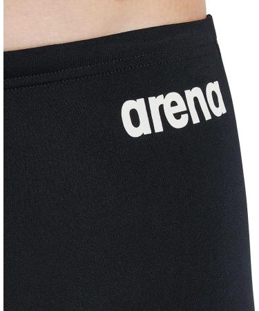 ARENA Boys' Team Swim Shorts - Solid Black-White Swimming Shorts (1 Pack) | Best International Shipping - Buy Online on SooperMarket.com
