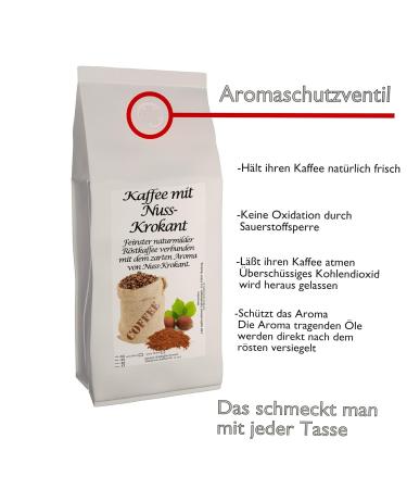 C&T Aroma Coffee - Nut Brittle Flavored Ground Coffee 500g | Premium Private Roasting - International Shipping Available - Buy Online on SooperMarket.com