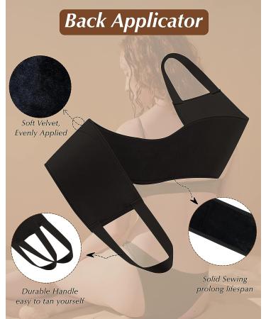 3-in-1 Self Tanning Mitt Applicator Kit with Back Lotion Applicator - Ultra Soft Glove for Self-Tan Application - Buy Online on SooperMarket.com