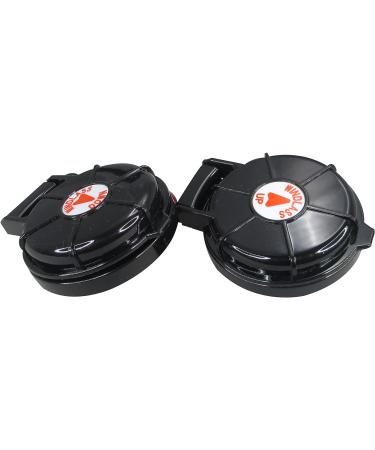 Pactrade Marine Boat Anchor Windlass Winch Foot Switch Black 12/24v 5A - Set of 2 - Buy Online on SooperMarket.com