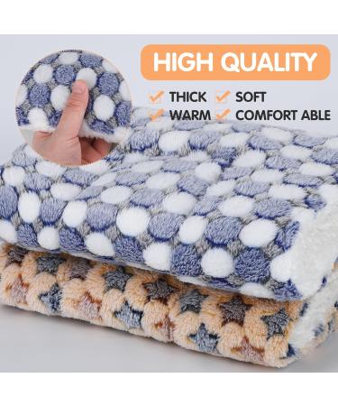 2 Pcs Small Animal Plush Bed Mat 35x27cm Washable Guinea Pig Bed Mat Fluffy Guinea Pig Bedding Mat Sleeping Pad for Bunny Hamster Guinea Pig Yellow Blue - Buy Online on SooperMarket.com
