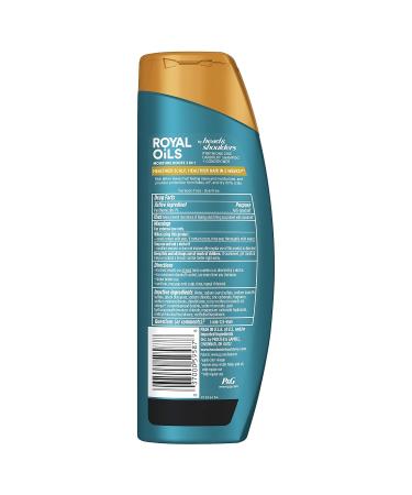 Head & Shoulders 2-in-1 Dandruff Shampoo & Conditioner - Royal Moisture Boost with Coconut Oil & Apple Cider Vinegar - Sulfate Free 13.5 Fl Oz | Scalp Care for Curly & Natural Hair - Buy Online on SooperMarket.com