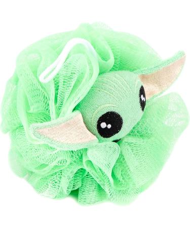 Star Wars The Mandalorian Grogu Loofah Set - 2 Piece Baby Yoda Bath & Shower Scrubber Sponge for Kids - Green - Buy Online on SooperMarket.com