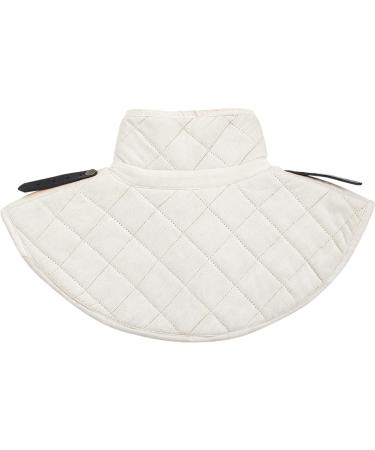Mythrojan Cotton Padded Chain Mail Neck Protector for SCA Hema HMB - Ecru - Buy Online on SooperMarket.com