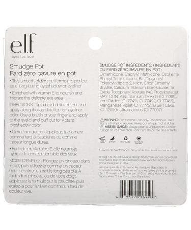 e.l.f. Cosmetics Smudge Pot Cream Eyeshadow - Long-Lasting Eyeshadow & Eyeliner Gel - Ain't That Sweet - International Shipping Available - Buy Online on SooperMarket.com