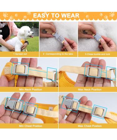 Premium Adjustable Cat & Puppy Dishes with Leash - Soft Chest Harness XS for Small Animals | International Shipping - Buy Online on SooperMarket.com