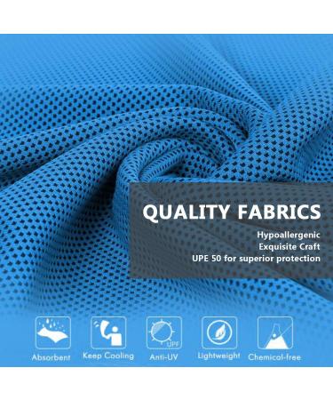 Sukeen Cooling Towel Instant Evaporative Cooling Snap Cooling Towel for Sports Yoga Golf Gym Neck Workout and More(40x 12) (8pack Color Mix-1) 8pack Collection - Buy Online on SooperMarket.com