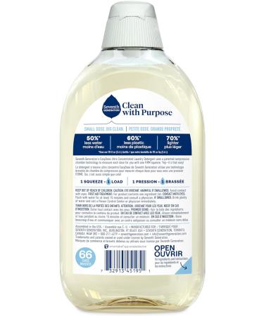 Buy Seventh Generation Baby Easy Dose Laundry Detergent - Ultra Concentrated Free & Clear (23 oz) | Eco-Friendly Hypoallergenic International Shipping Available - Buy Online on SooperMarket.com