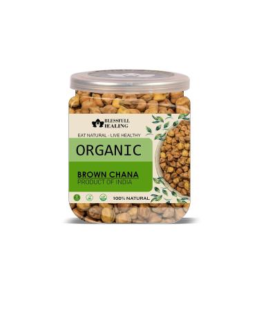 Blessfull Healing Organice Brown Chana 1 lb (453 Gram)
