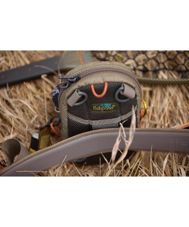 Fishpond San Juan Vertical Fly Fishing Chest Pack Bag - Padded Neck Strap, Saddle Brown - Buy Online on SooperMarket.com