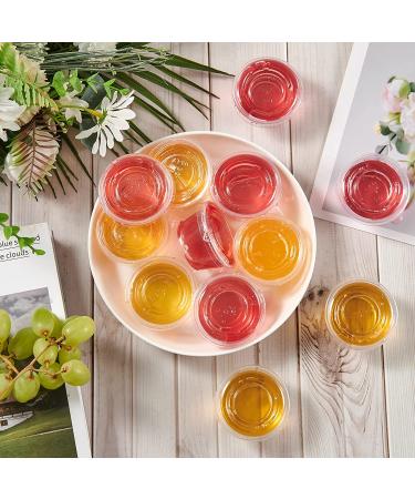 Turbo Bee 2oz Portion Cups with Lids - 100 Pack for Jello Shots, Souffles, Condiments & Snacks - Buy Online on SooperMarket.com