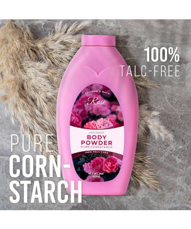 R-NEU Body Bath Powder for Women 100% Talc-Free Elegant Rose Petals Dusting Powder Extra Large Refill 8oz - Buy Online on SooperMarket.com