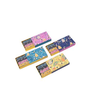 CGB Giftware | Set of 4 Assorted Bee Designed Matchbox Nail Files | Double Sided | 8 in each box | Beauty Gift | Handbag Accessory | Gift Box | The Beekeeper | GB03897