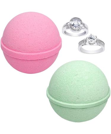Mermaid Love Potion Bath Bombs Gift Set - Set of 2 with Size 7 Ring Surprise | Made in USA - Buy Online on SooperMarket.com