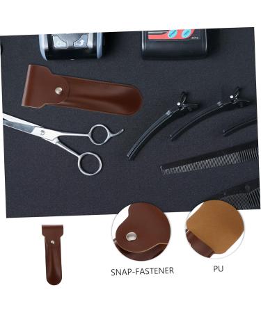 Angoily 2pcs Razor Holster Handbag - Premium Leather Storage for Double Edge Razors | International Shipping Available - Buy Online on SooperMarket.com
