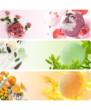 FERYES Therapeutic Bath Bomb Gift Set - 12 Fragrances - Handmade, Moisturizing, Natural & Organic - Colorful Bath Accessories - Ideal Gifts for Her - Buy Online on SooperMarket.com