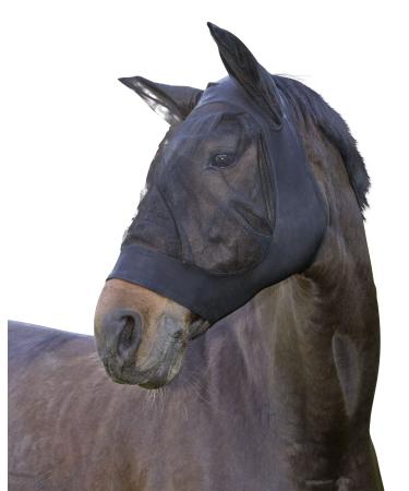 Kerbl fly mask FinoStretch black Poney