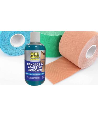 Goo Gone Bandage & Adhesive Remover 8oz (2 Pack) - Safe Solution for Removing Bandages & Adhesives - Buy Online on SooperMarket.com