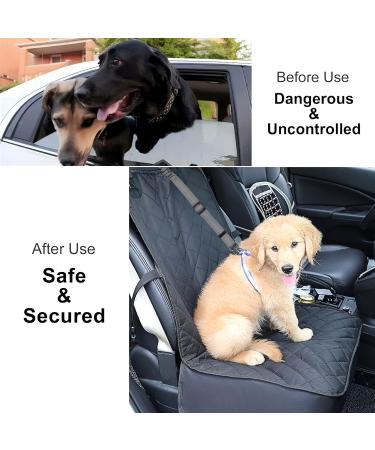 Beaface Headrest Dog Car Seat Belt Pet Car Seat Belt Lead Adjustable Elastic Car Harness Seat Belts for Dogs Cats Pets in Car Strong Nylon Bungee Buffer Dog Car Harnesses (Grey) - Buy Online on SooperMarket.com