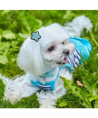 10 Pcs Small Dog Hair Clips Dog Hair Bows Puppy Hair Barrettes Pet Hair Accessories Puppy crown accessories flower accessories heart accessories Hairpin Cat Topknot Beauty Accessories(Ten Styl - Buy Online on SooperMarket.com