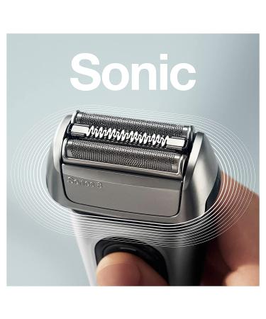 Braun Series 8 8467cc Electric Razor for Men with Precision Trimmer - Galvano Silver - Buy Online on SooperMarket.com