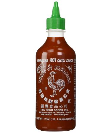 Huy Fong - Sriracha Hot Chili Sauce (Net Wt. 17 Oz.) - 3 Pack