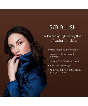 TEMPTU S/B Silicone-Based Airbrush Blush - Long-Lasting, Buildable Coverage, Luminous Finish - Peony - 0.25 Fl Oz - Buy Online on SooperMarket.com