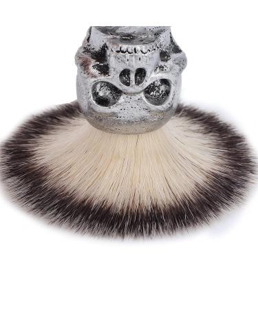 Buy Handmade Skull Handle Shaving Brush for Men | Halloween Neck Dust & Cleaning Brush | Premium Hairdresser Beard Care - Buy Online on SooperMarket.com