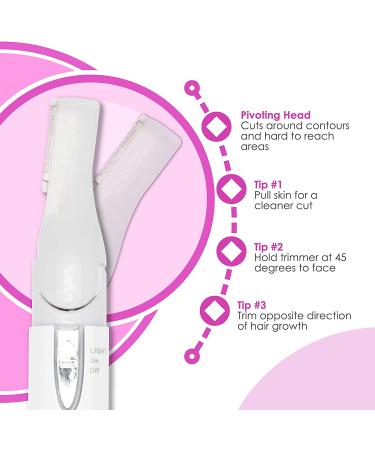 Finishing Touch Diamond Hair Remover with Light-Up Deluxe Mirror - E-Commerce Packaging - Buy Online on SooperMarket.com