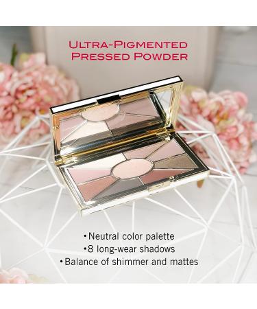 Mirabella Romance Eyeshadow Palette - Eye Love You Collection | Neutral Ultra-Pigmented Pressed Powders | Long-Lasting Matte & Shimmer Shades | Blendable & Natural Formula | Paraben & Talc-Free - Buy Online on SooperMarket.com