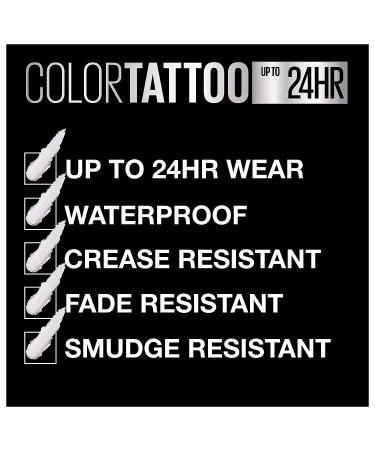 Maybelline Color Tattoo Chill Girl Cream Eyeshadow 0.14 oz | Waterproof & Longwear Pot Makeup - Buy Online on SooperMarket.com