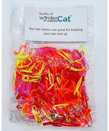 700 PCS Small Elastic Hair Bands - Multi Colour Hair Elastics for Styling - Buy Online on SooperMarket.com