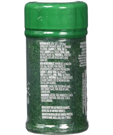 Dark Green Sugar Sprinkles 3.25oz - Vibrant Cake and Dessert Topping - Buy Online on SooperMarket.com