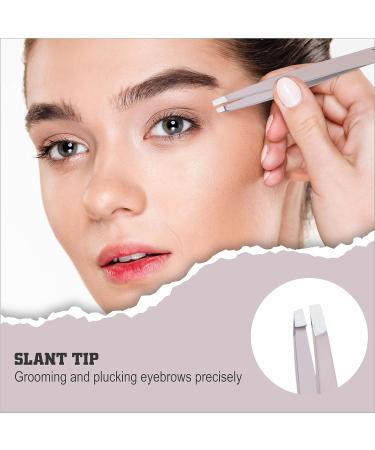 4-Piece Professional Tweezers Set for Men and Women - Precision Eyebrow Plucking, Ingrown Hair Removal, Blackhead & Tick Removal - Buy Online on SooperMarket.com