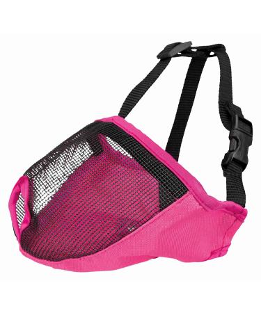 Trixie 17621 muzzle for short-nosed breeds polyester S pink Pink S