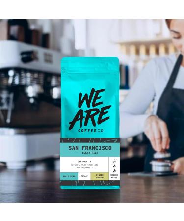 Coffee Beans 227g Bag Whole Bean Coffee Costa Rica Coffee Beans Chocolate & Fruits Notes 100% Arabica Medium Roast Speciality Freshly Roasted Single Origin (We Are Coffee Co) Whole Bean 227 g (Pack of 1) - Buy Online on SooperMarket.com
