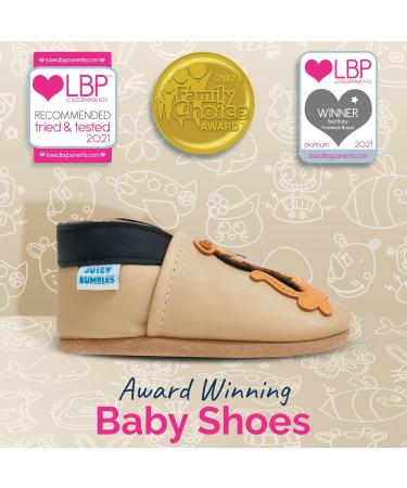 Seating Tiger Baby Shoes: Soft Sole Leather Toddler Shoes for Baby Girl & Boy Walking (6-12 Months) - Buy Online on SooperMarket.com